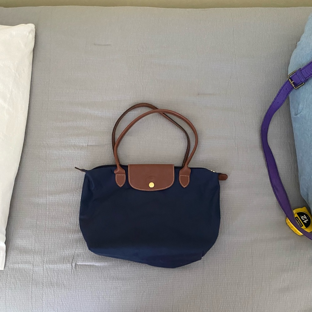 Longchamp Navy Blue Le Pliage - S